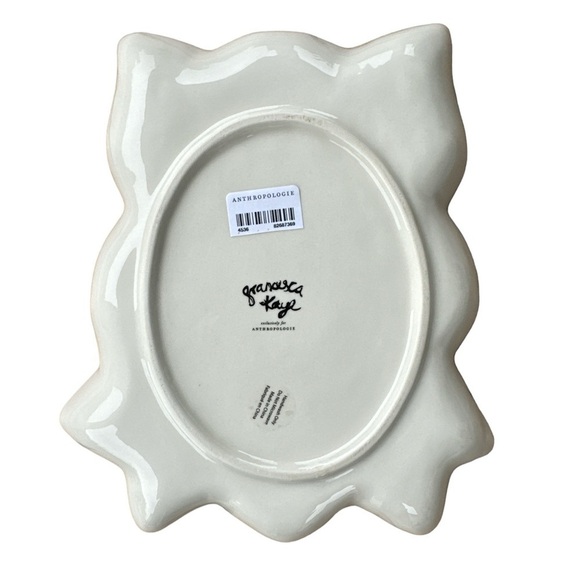 Anthropologie Francesca Kaye Halloween Magic Owl Dessert Plate New With Tags - Picture 4 of 6